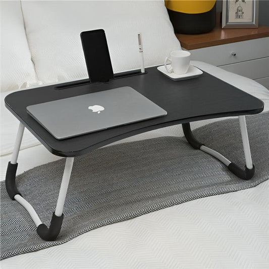 Gaming Laptop Table for Bed | Wood Portable Laptop Desk | Folding Home Laptop Desk for Bed & Sofa