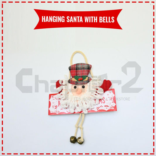 Hanging Santa with Bells