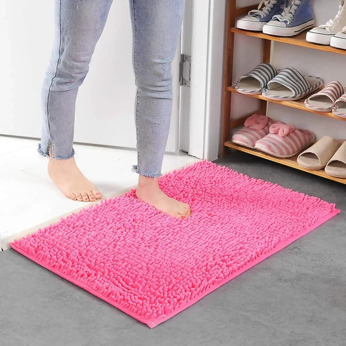 Microfiber-anti-Slip-Bath-Mat-Pink-Apricot-3605