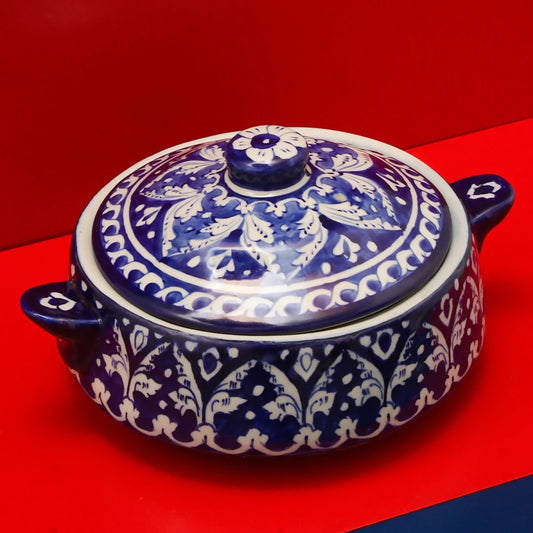 Vintage Multani Handi-Blue pottery