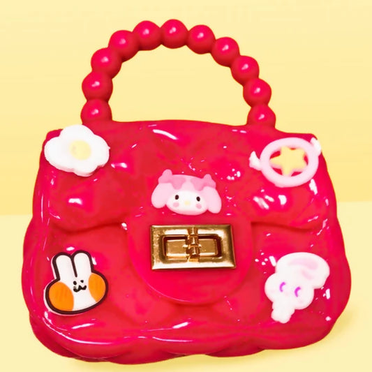 Shoking Pink Girls Purse