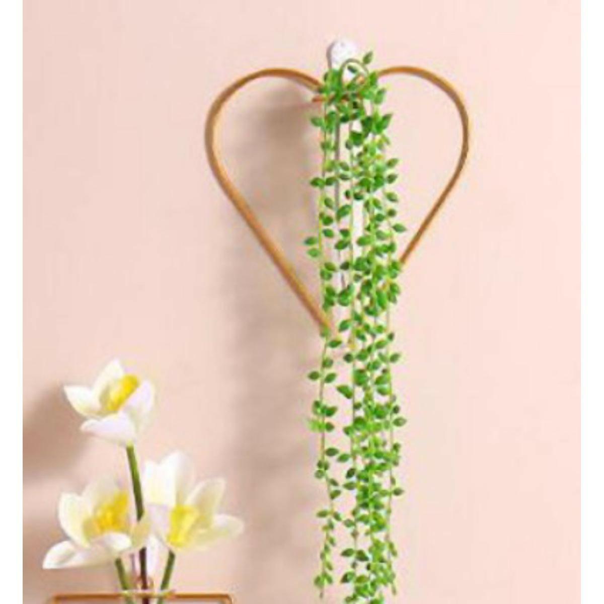 Wall-mounted Glass Vase Home Decor Wall Decoration Iron Hanging Flower Vases Hydroponic Plants Container Wedding Decoration - ValueBox