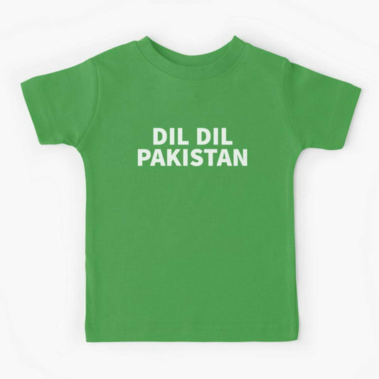 Khanani's Dil dil Pakistan tshirt for Independence day kids tees - ValueBox