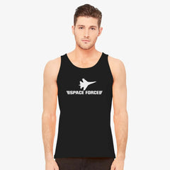 KHANANIS Space Force cotton printed tank tops for men