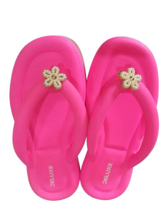 Ladies Slipper - Pink Slippers - Fashion Slipper - House Fancy Slippers - New Unique Slipper - Comfortable Slippers - Girls Slippers Chappal - ValueBox