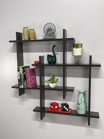 Wall Shelf Shelves for Living Room Wooden Wall Hanging Floating Design