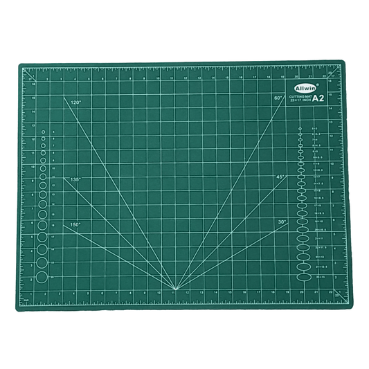 A2 Paper Cutting Mat Self Healing Printed Grid Design NonSlip Framing Surface - ValueBox