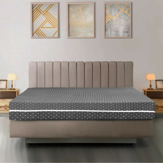 Zipper-Mattress-Cover-Printed-Grey-Polka-Apricot-4335