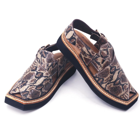 Special Snake Leather Kaptaan Chappal