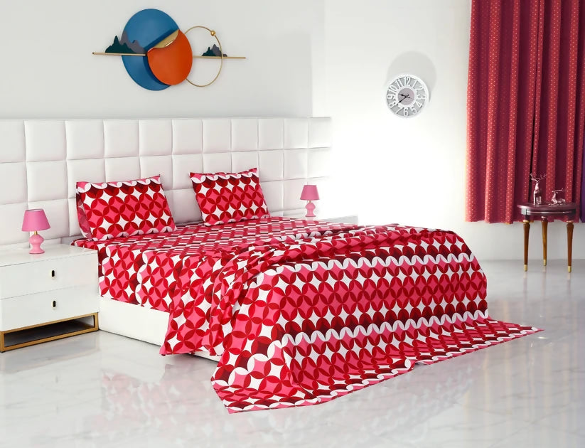 3-PCs-Double-Bed-Sheet-DB202-Apricot-2354