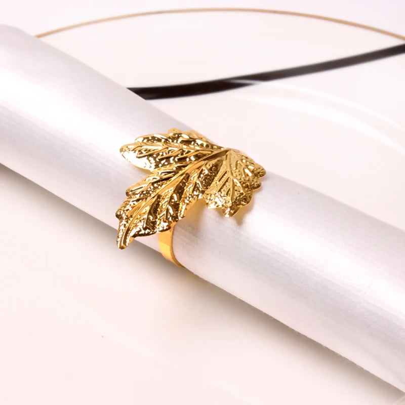 Napkin-Holder-Rings-Golden-Mepal-Leaf-Apricot-9668