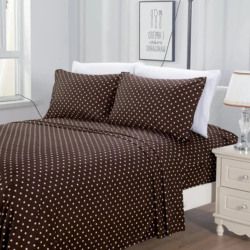 3-PCs-Double-Bed-Sheet-Brown-Polka-Apricot-3709