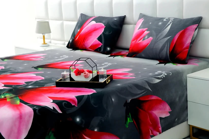 3-PCs-Double-Bed-Sheet-Pink-Lotus-Apricot-8554