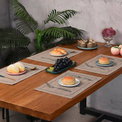 2PCs-Rectangular-Shape-Placemats-5852-SA2405-252-Brown-Apricot-4922