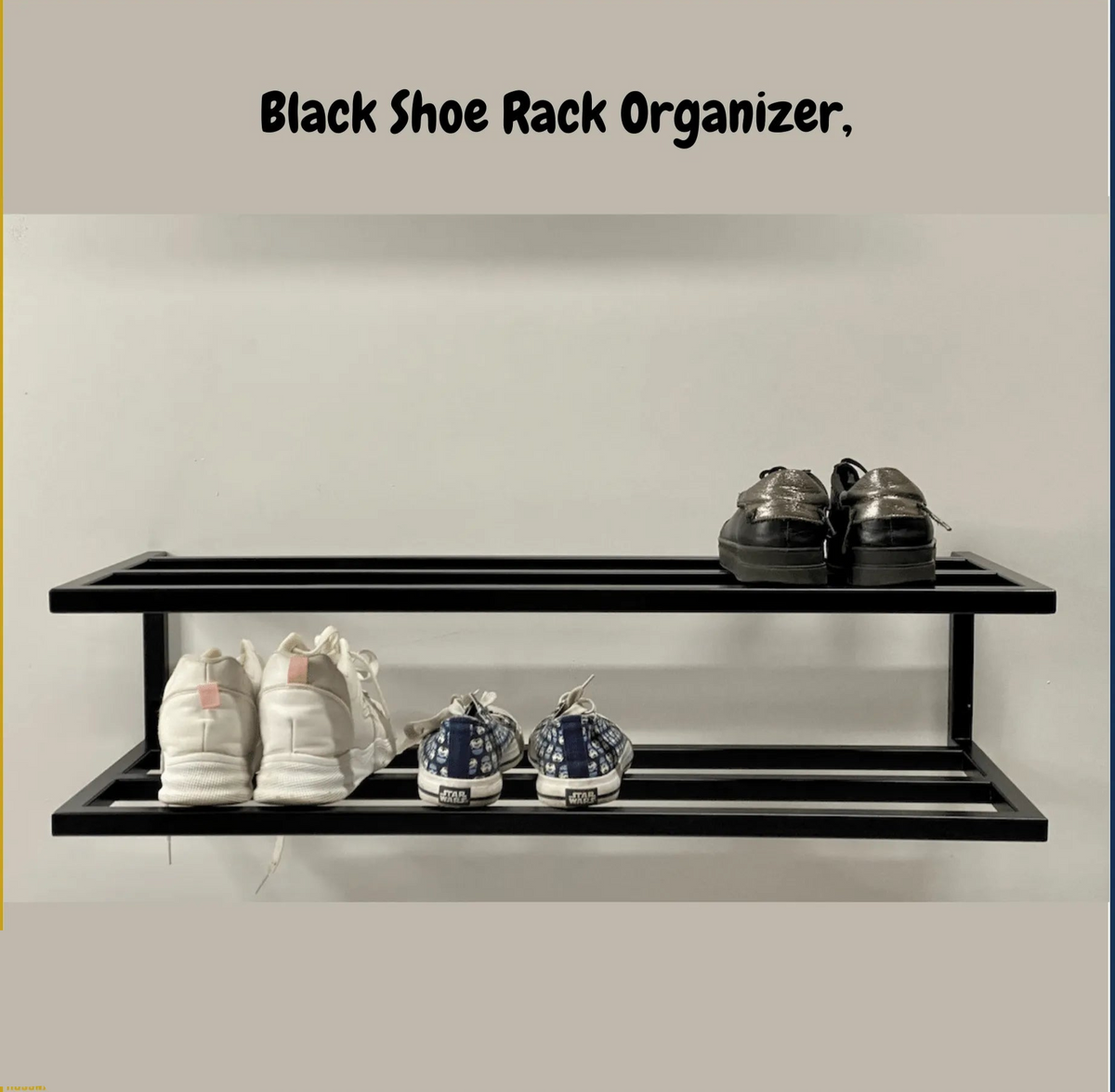 HB One Piece Customize, Entryway Shoe Rack