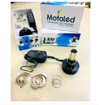 M6 LED Headlight with Flasher for Motorcycle Universal Modification light