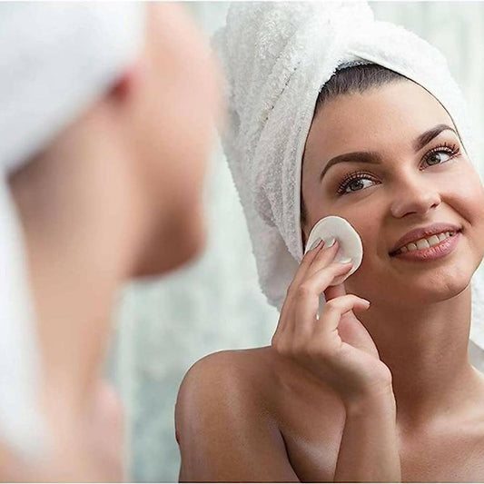 80 pcs Makeup Remover Cotton Pads Absorbent Soft Touch Facial Cotton Pad