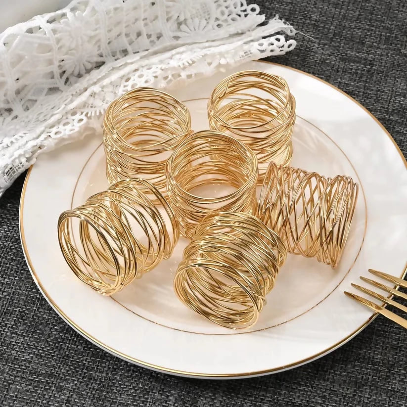 Napkin-Holder-Rings-Wire-Mesh-Golden-Apricot-3609