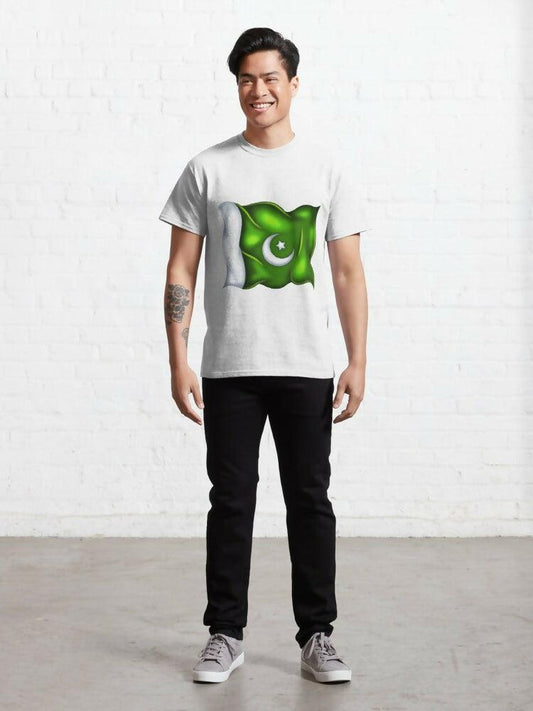 Khanani's 14th August Independence Day Cotton tshirt for men - ValueBox