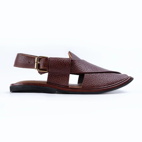 Peshawari-Chappals-–-Burgundy-2