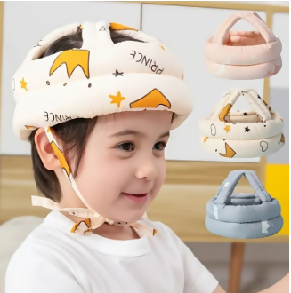 Random Design Baby Safety Helmet Head Protection Headgear Toddler Anti-fall Pad Children Learn To Walk Crash Cap - ValueBox