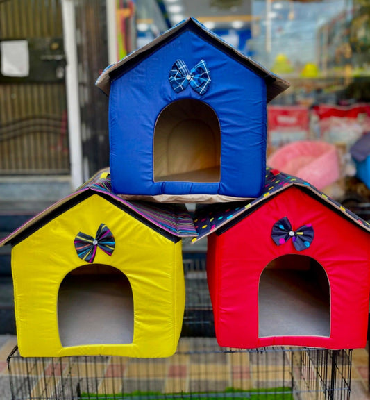Cat & puppy house foldable - LARGE