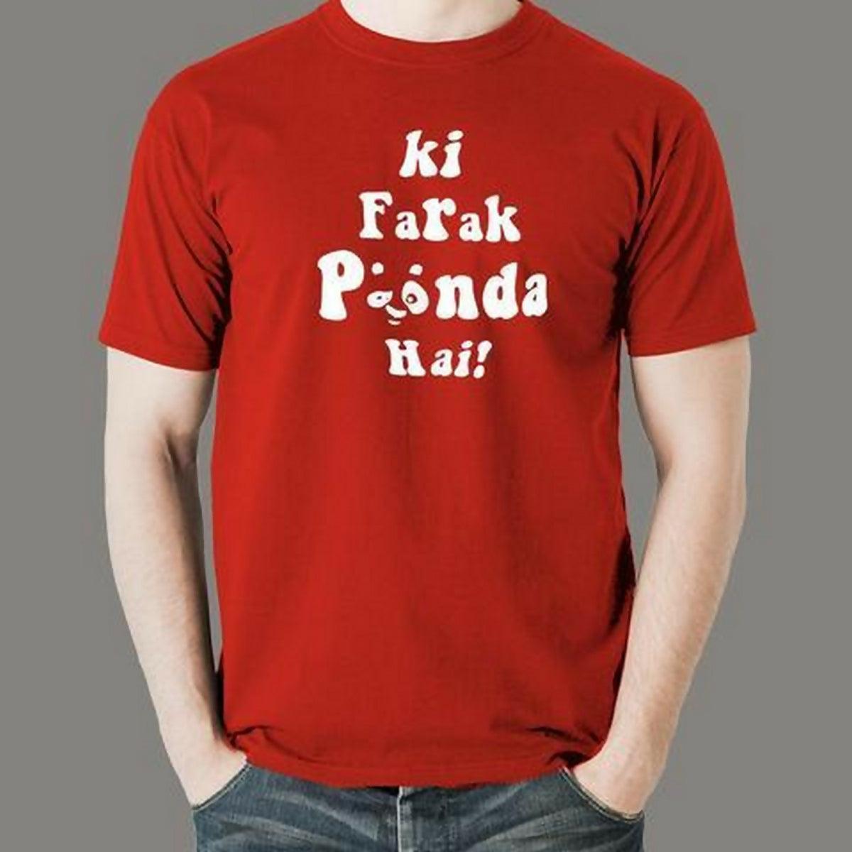 Ki Farak Panda Hai Men's T-Shirt - ValueBox