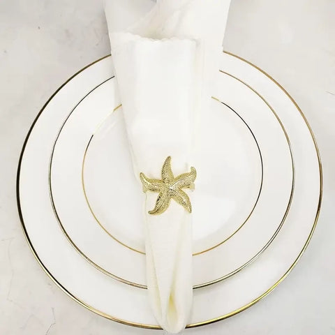 Napkin-Holder-Rings-StarFish-Gold-Apricot-3481