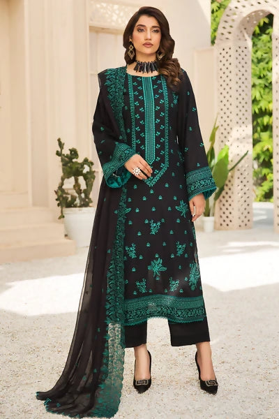 Dastak DK-43 : Embroidered Lawn 3pc - ValueBox