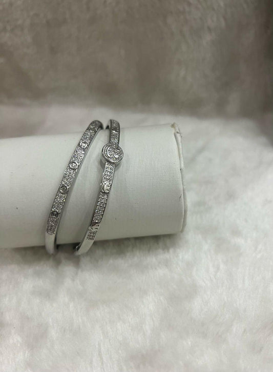 Shine Love set of 2 Stainless Steel Bracelet