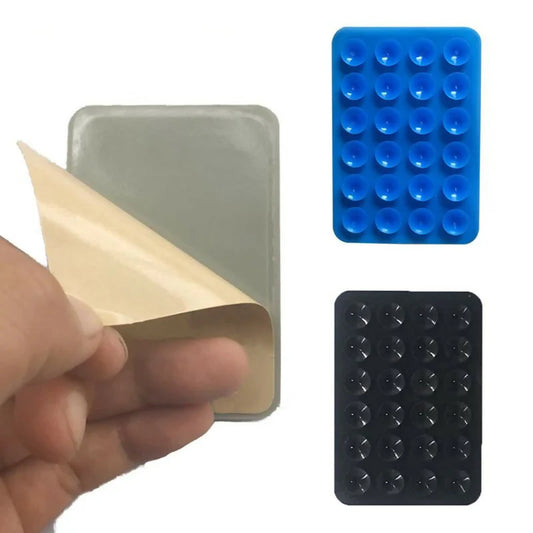 Suction Cup Wall Stand Mat Multifunctional Silicone Suction Phone Holder Square Anti-Slip Mount