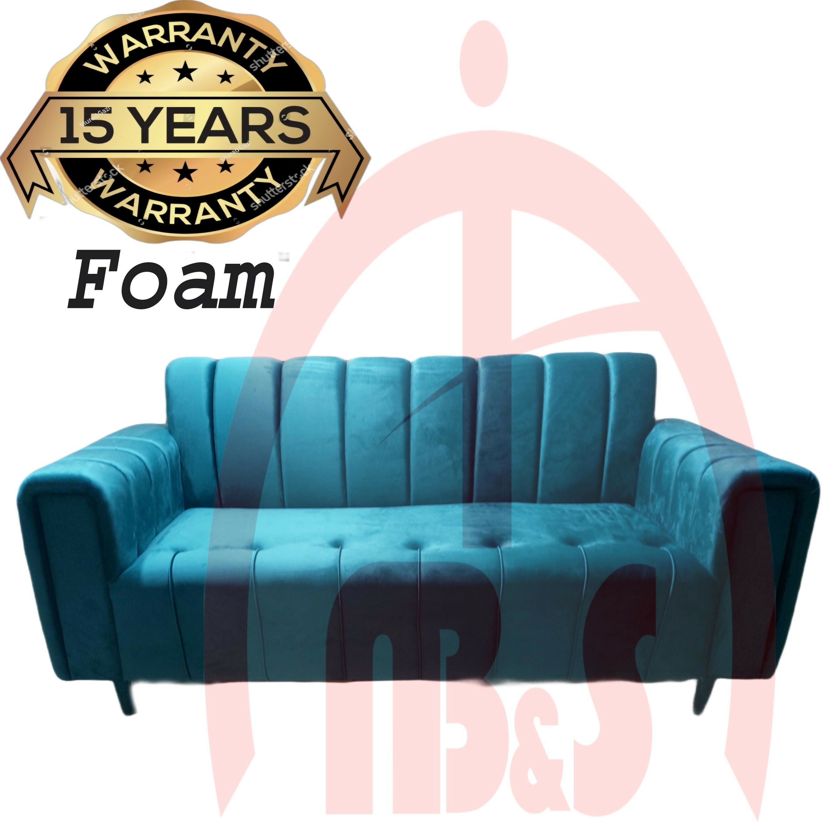 Customizable in All Colors Premium 3 Seater Couch Enhance Your Room Look Luxurious Velvet Crown Sofa The Epitome of Elegance and Comfort - ValueBox