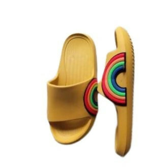 Slippers for Ladies Rainbow Slippers Yellow Slipper Comfortable Slipper