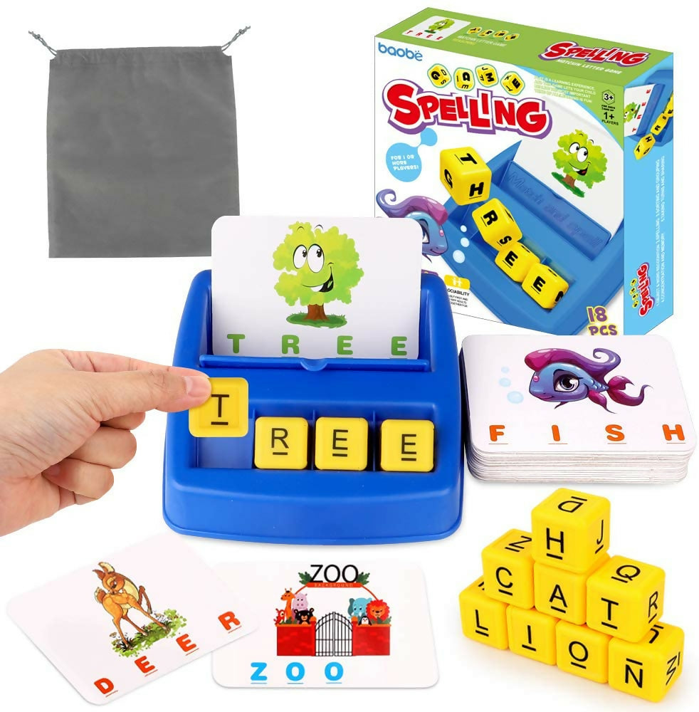 Matching Letter Reading and Spelling Game for Kids