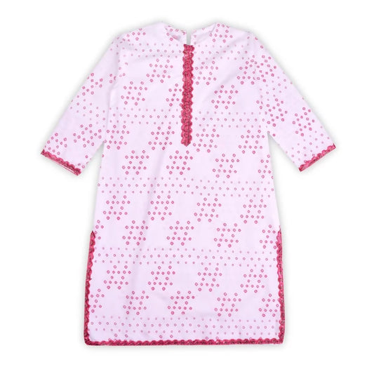 Girl's Kurti with Pink Print