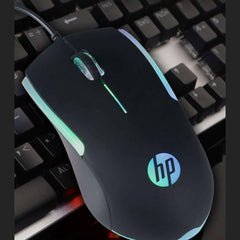 HP M160 Wired Mouse High Performance Optical Gaming Mouse With Rainbow LED with Lightweight portable mouse ,Budget-friendly USB mouse, Affordable ergonomic mouse, Programmable mouse ,High DPI mouse, Ambidextrous mouse