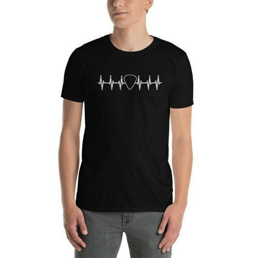 Guitarist Pulse Funny Guitar T-Shirt - ValueBox