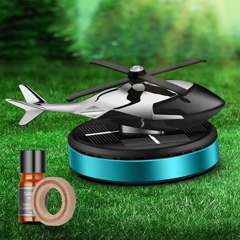 New Shape Car Dashboard Solar Helicopter Perfume