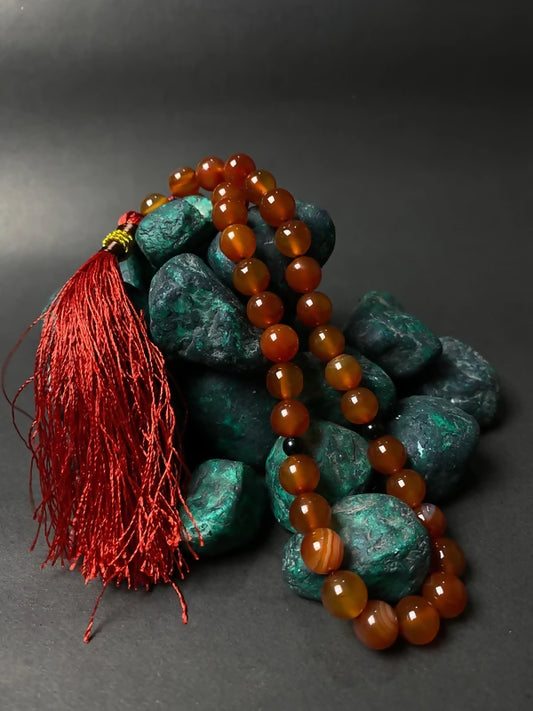 100% Yamni Aqeeq stone (33beads tasbih)