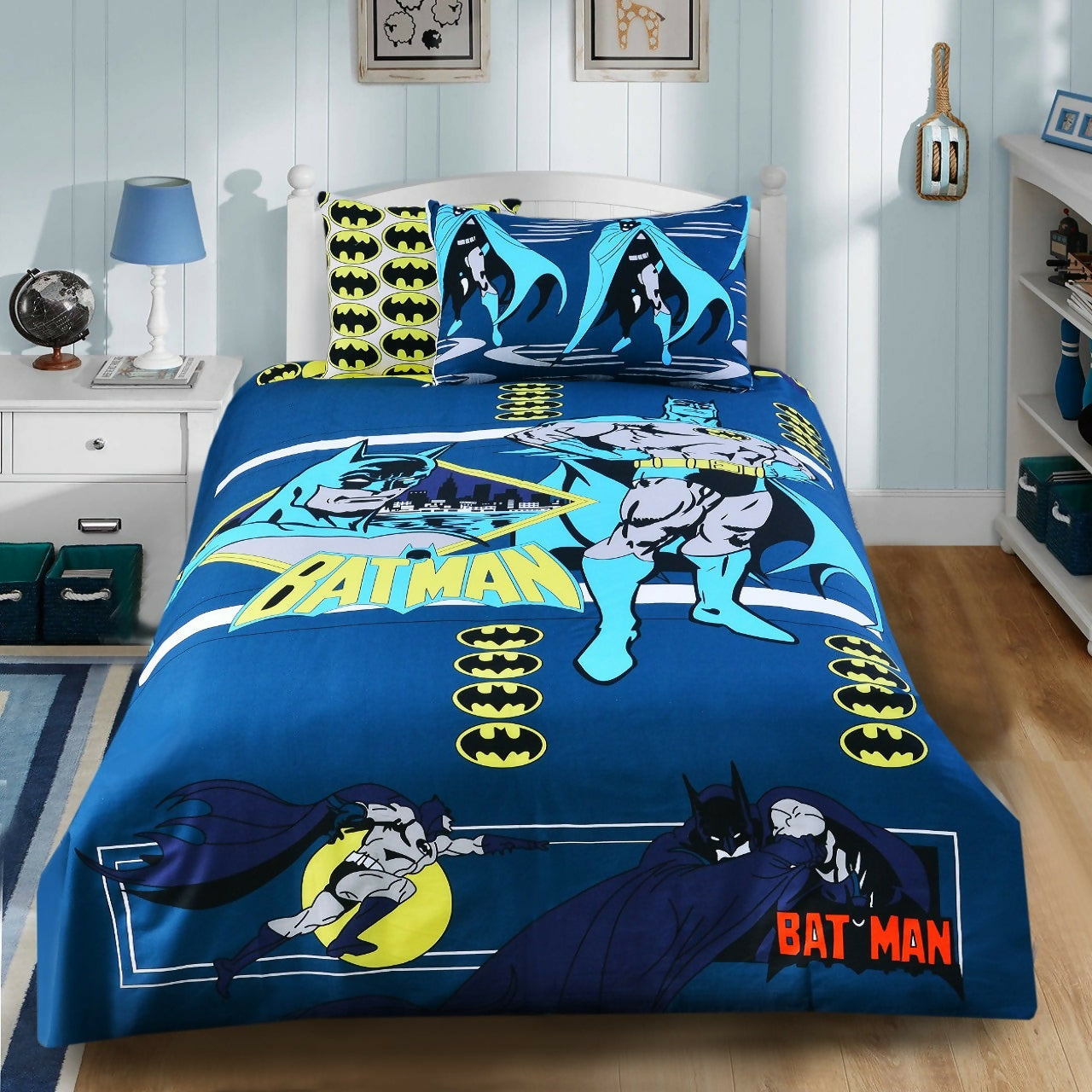 Digital-Printed-Junior-Single-Bed-Sheet-Batman-Apricot-4208