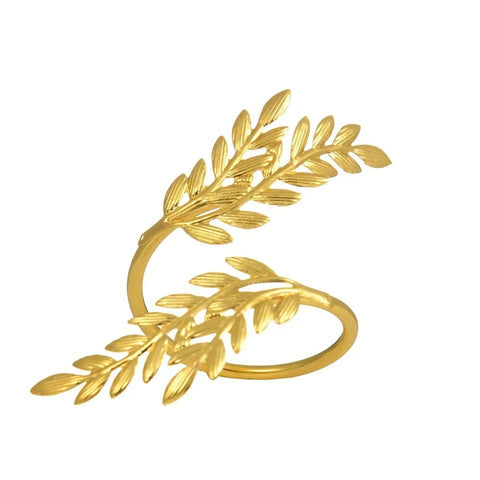 Napkin-Holder-Rings-Wheat-leaves-Golden-Apricot-6391