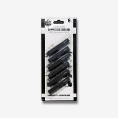 6 pcs set Compressed Charcoal Sticks for Sketching, Drawing, Shading Pencils - ValueBox