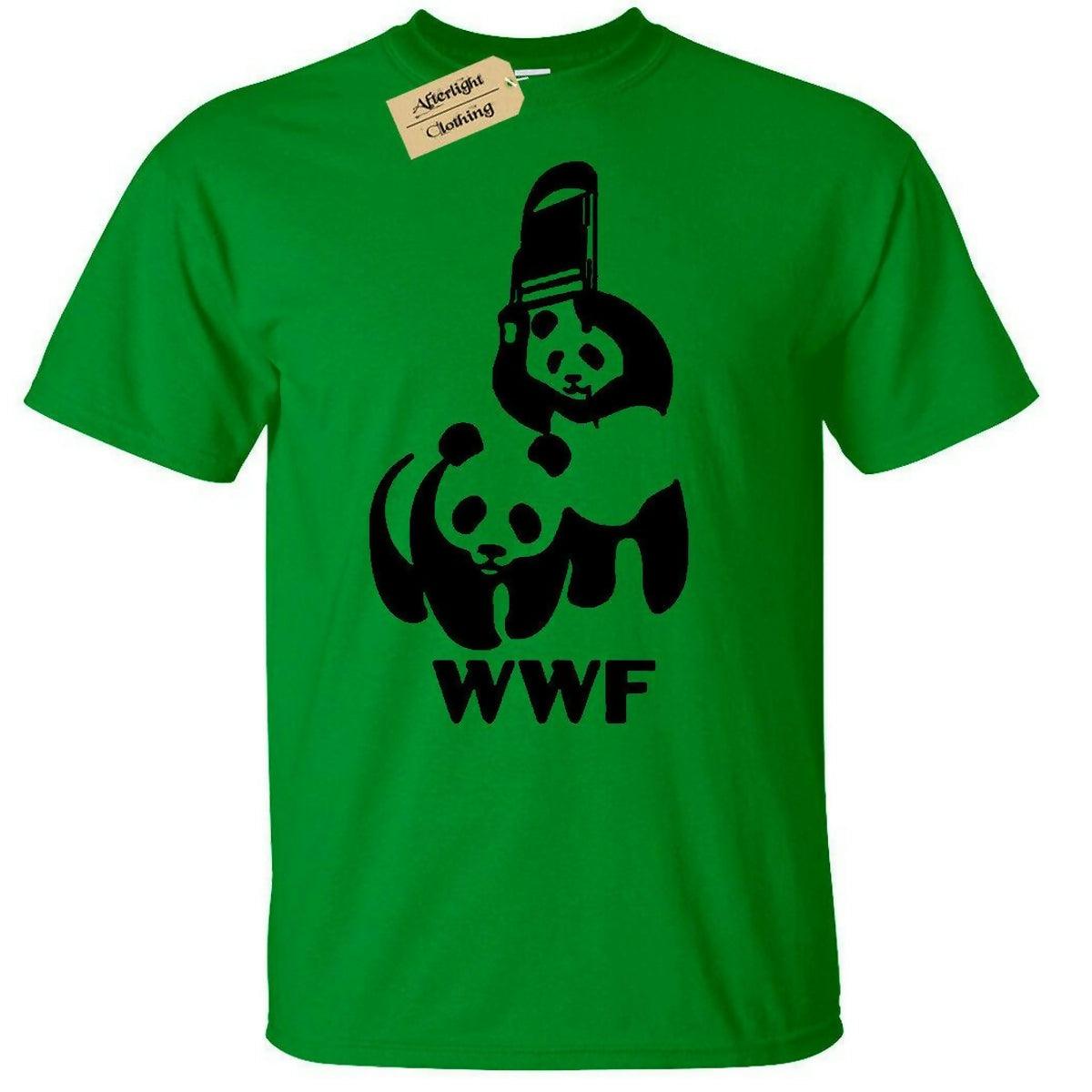 WRESTLING PANDA T Shirt Mens Wrestling Tee Top WWE RAW Funny Smackdown - ValueBox