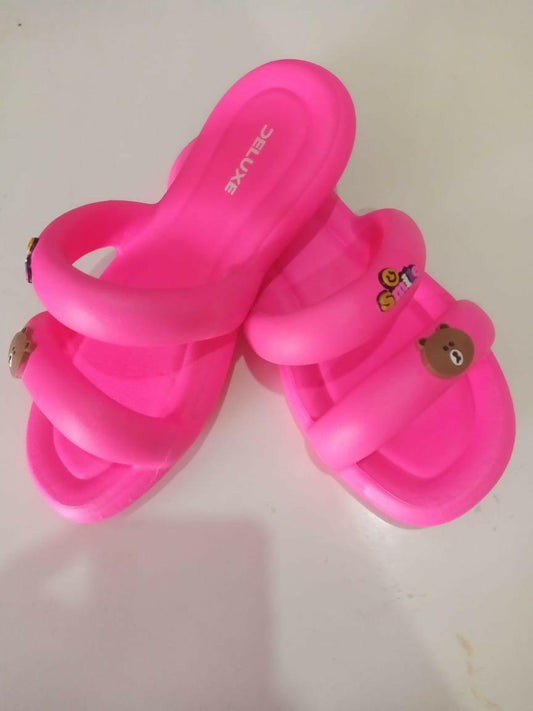 Ladies Slipper - Pink Slippers - Fashion Slipper - House Fancy Slippers - New Unique Slipper - Smile Slipper Slippers - Girls Slippers Chappal