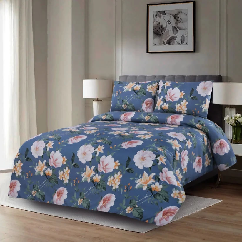 3-PCs-Double-Bed-Sheet-5379-Magnolia-Apricot-7648