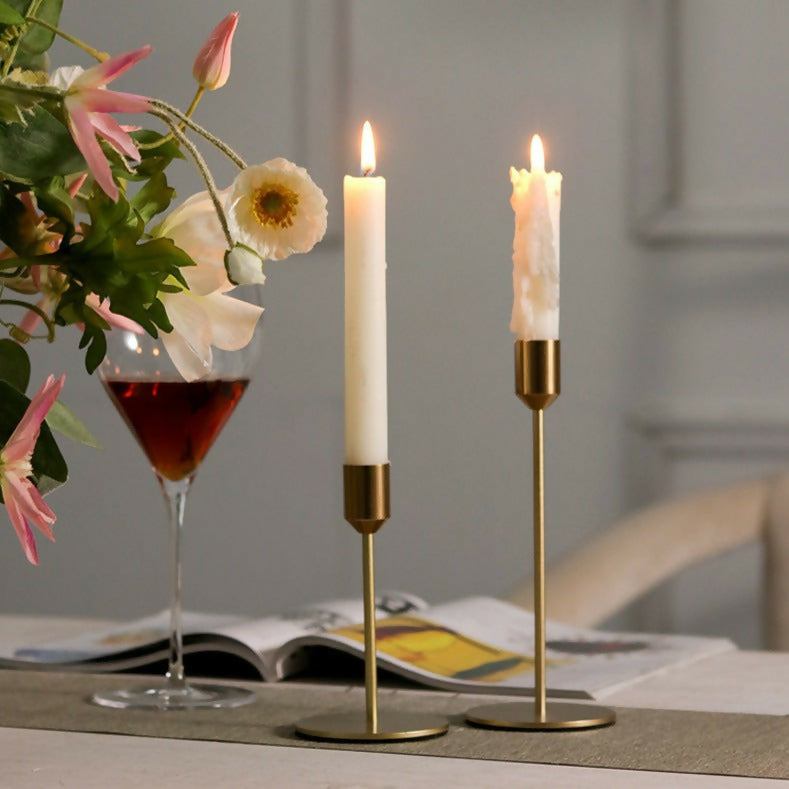 2-PCs-Metal-Candle-Holder-Plain-Golden-2121-Apricot-9320