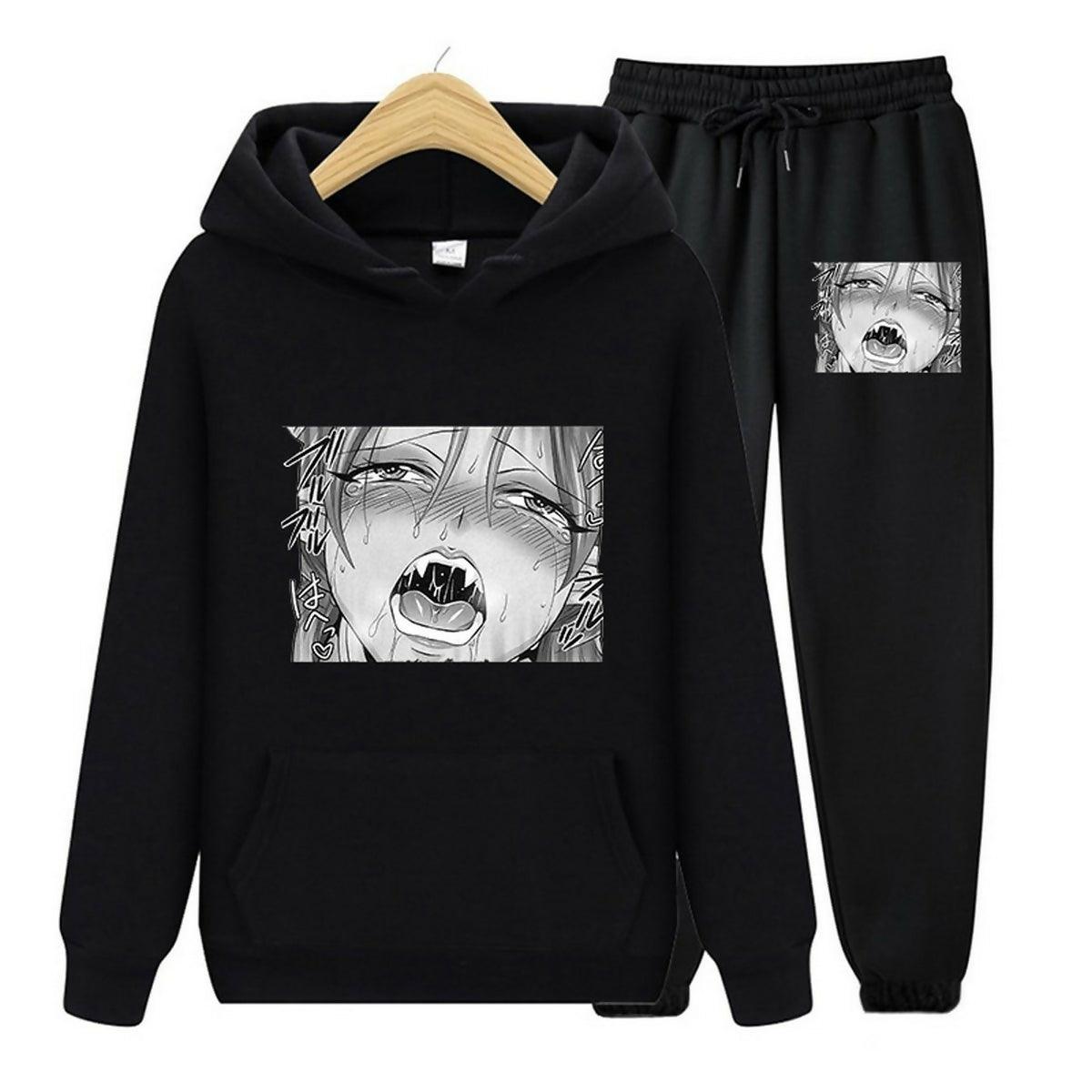 KHANANIS Travis scott printed pullover hoody and trouser for men - ValueBox