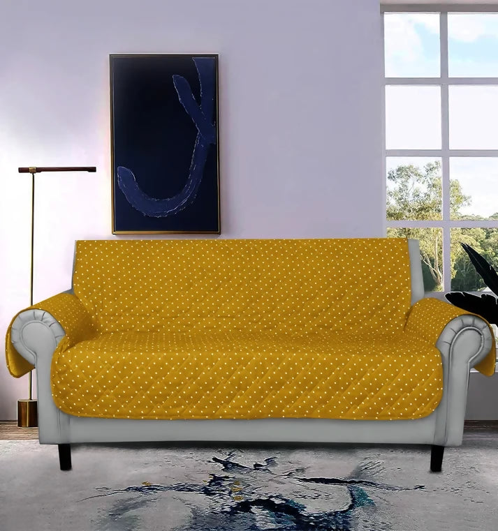 Sofa-Cover-Mustard-Polka-With-Pockets-Apricot-214