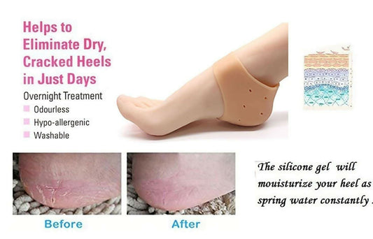 High Quality - Full Silicone Gel Pad Socks for Pain Relief and anti crack - ValueBox