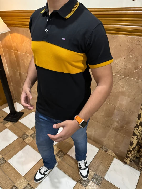 Hilfger Yellow Cotton Polo